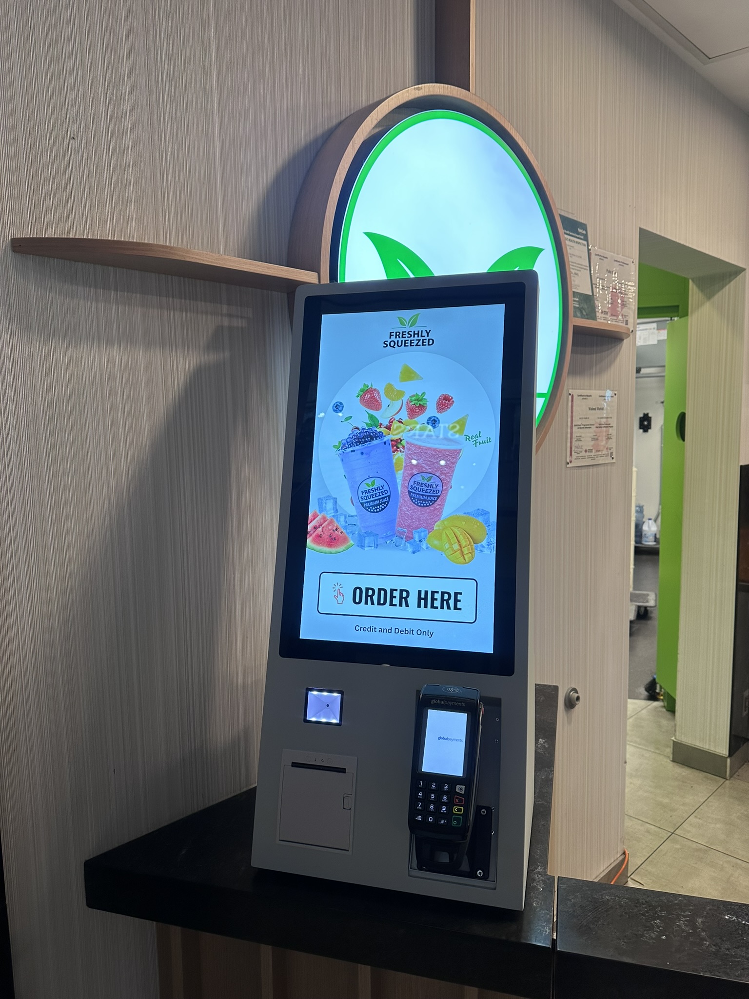 Countertop KeenPOS kiosk